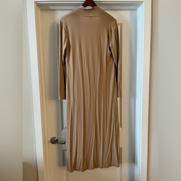 Bluetime Floor Length Open Front Cardigan Lightweight Long Sleeve with P… - Picture 4 of 6